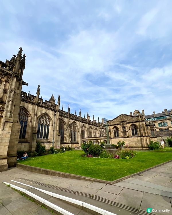 『英國』曼徹斯特古老教堂⛪️管風琴聲震撼迴盪