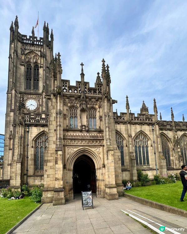 『英國』曼徹斯特古老教堂⛪️管風琴聲震撼迴盪