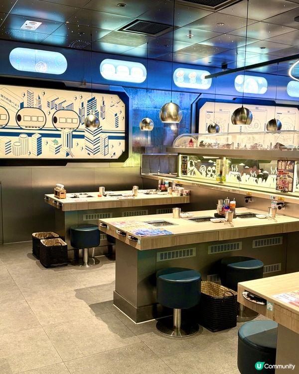 趁太空熱去EaT燒肉·太空船送餐A5和牛combo