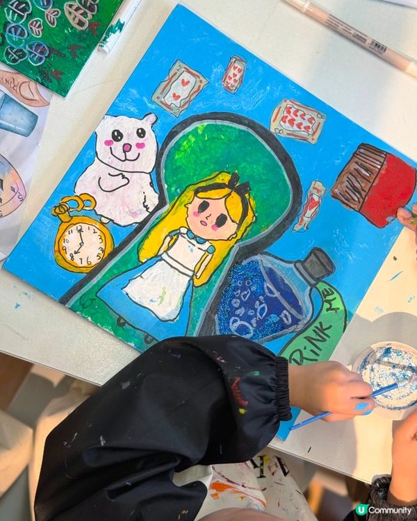 湯圓仔畫畫初體驗！🖍️💯