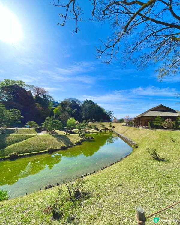 無縫直通！金澤城下水面如鏡的日式庭園🌿✨