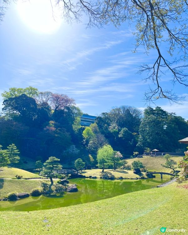 無縫直通！金澤城下水面如鏡的日式庭園🌿✨