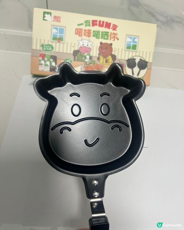 維他牛奶買滿$80送超萌牛牛班戟煎鍋🥰🐮成品分享！