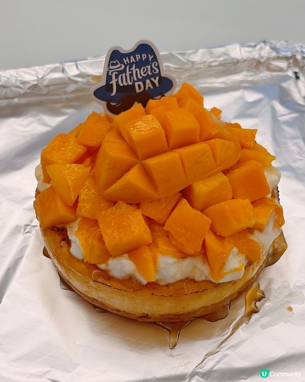 A1蛋糕🎂自己加工⁉️升級版🥭芒果乳酪焦糖芝士蛋糕🧡