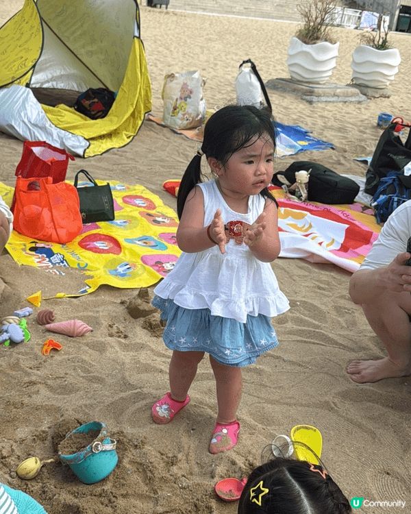 大尾篤龍尾灘，平日去無乜人，好舒服，炎炎夏日去浸水超正