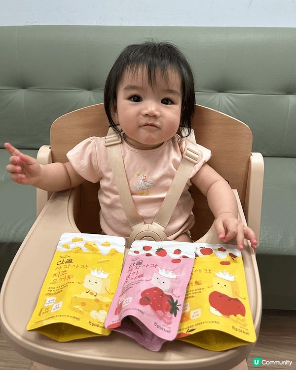 寶寶乳酪果粒酸酸甜甜，而且係芝士加蘋果味，健康又好味，絕無防...