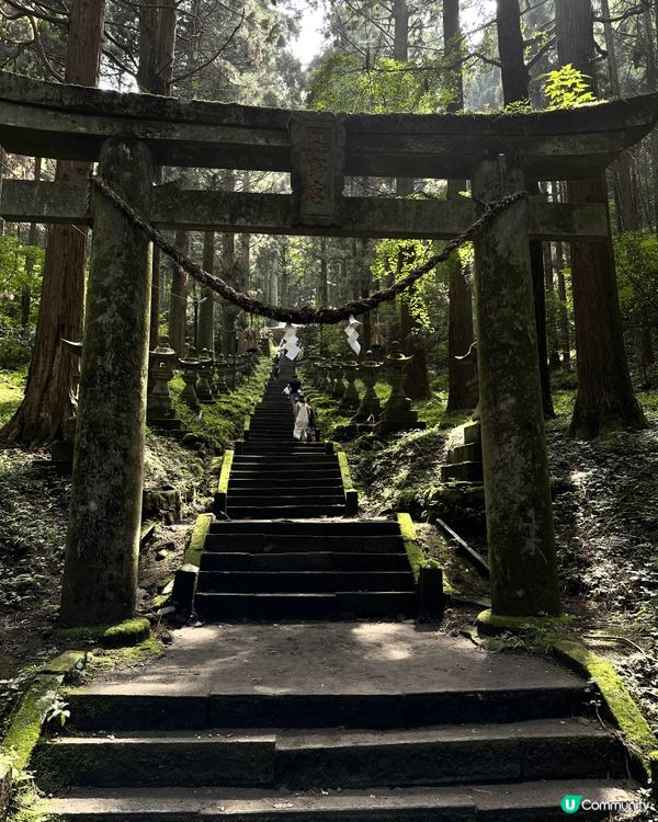 熊本高森町上色見熊野座神社，因《螢火之森》與《夏目友人帳》取...