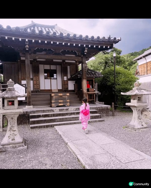 日本大阪清水寺，當地可以租借和服，配合和服裝到清水寺打卡，遊...