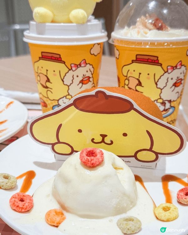 CACO cafe 聯乘布丁狗，但台北沒有 QAQ ...