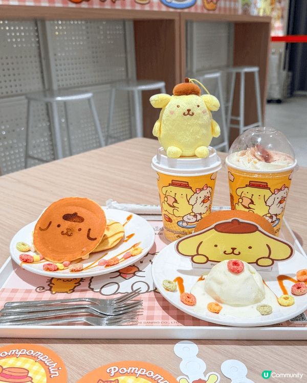 CACO cafe 聯乘布丁狗，但台北沒有 QAQ ...