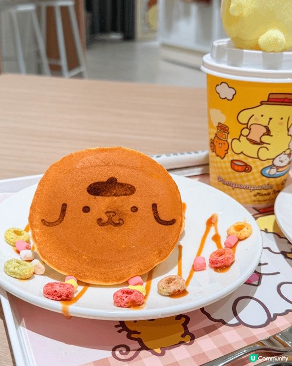 CACO cafe 聯乘布丁狗，但台北沒有 QAQ ...