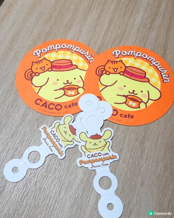 CACO cafe 聯乘布丁狗，但台北沒有 QAQ ...