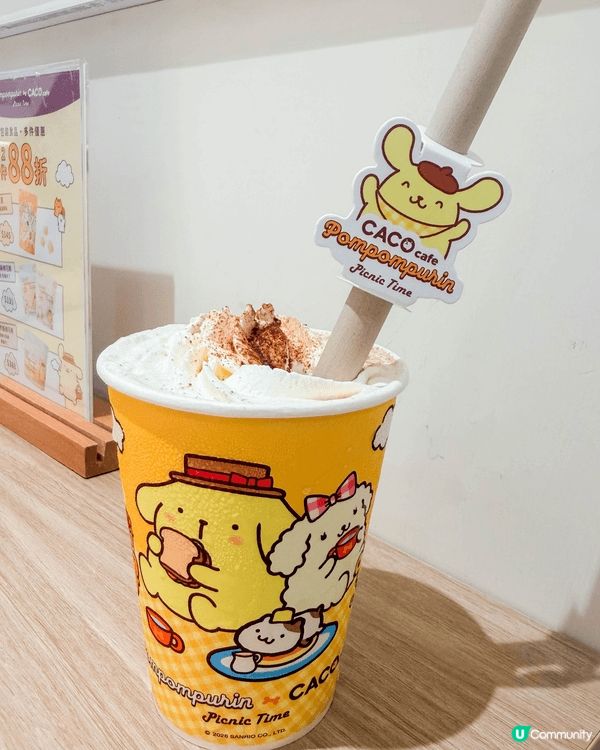 CACO cafe 聯乘布丁狗，但台北沒有 QAQ ...