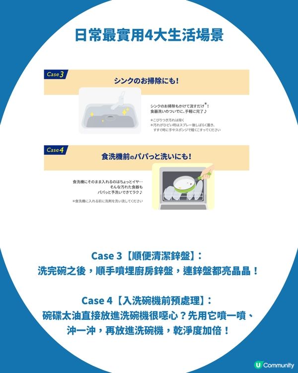 日本必買「洗碗噴霧」！港幣$25入手！噴完放置30分鐘一沖即乾淨？                                                    