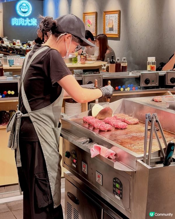 🔥【肉肉大米】100%純牛肉漢堡排 ➕ 日本米飯無限續🥩