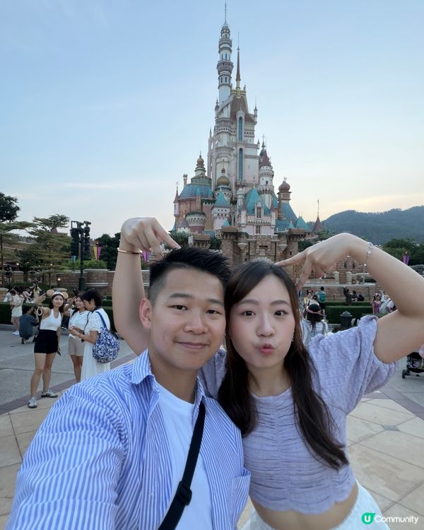 週末打卡地方🎡 香港迪士尼童話王國😍 