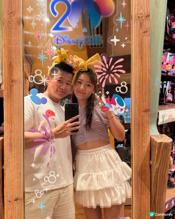週末打卡地方🎡 香港迪士尼童話王國😍 