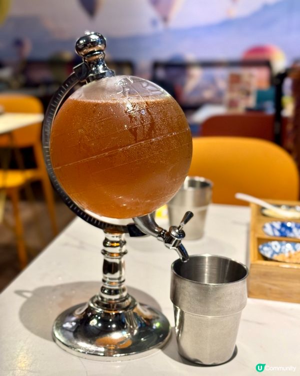 銅鑼灣異國風樓上火鍋 花膠雞鍋足料鮮甜