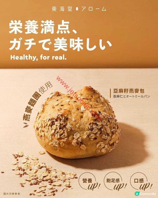 東海堂：健康新選擇！矚目登場「亞麻籽燕麥包」