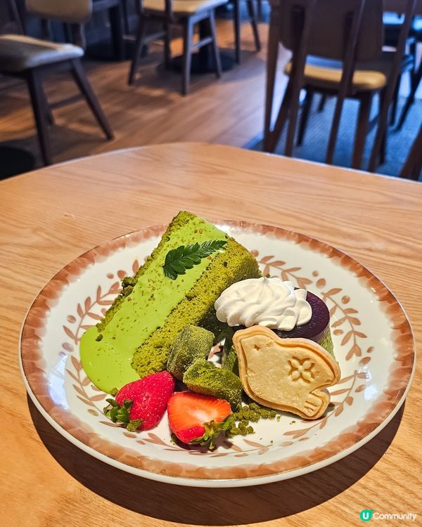 【抹茶🍵】超濃超鬆軟抹茶海綿蛋糕 🍰 x 抹茶刨冰 🧊