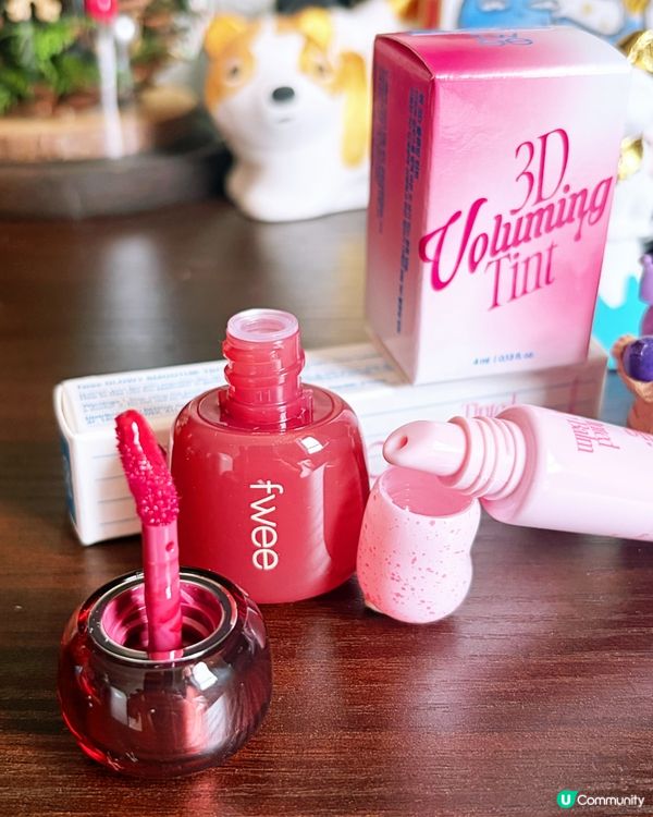 細細枝補妝掂哂💋fwee果香lip tint