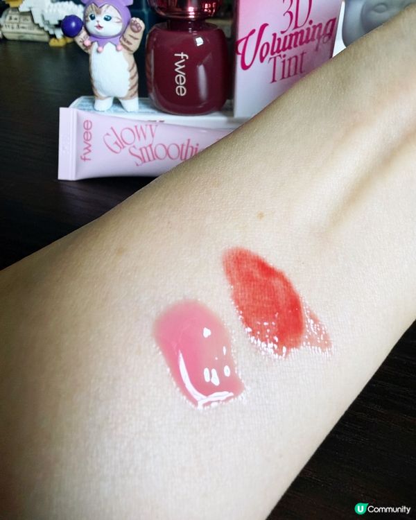 細細枝補妝掂哂💋fwee果香lip tint