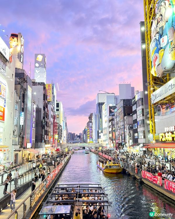 1. 道頓堀夜景🌃👣 必去打卡📸