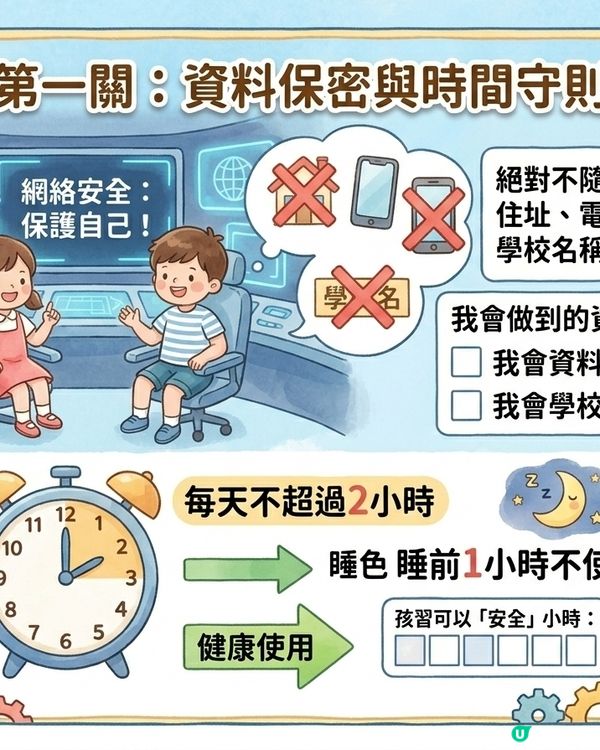 暑假啦📱要留意子女，小心網絡陷阱！👨‍👩‍👧‍👦