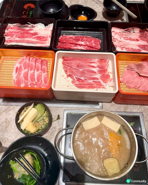 關西風壽喜燒煎鍋  一鍋兩食火鍋放題🍲🔥