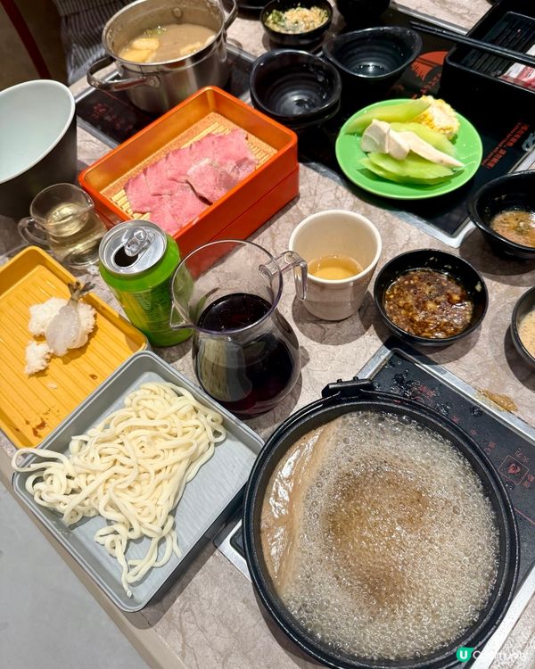 關西風壽喜燒煎鍋  一鍋兩食火鍋放題🍲🔥