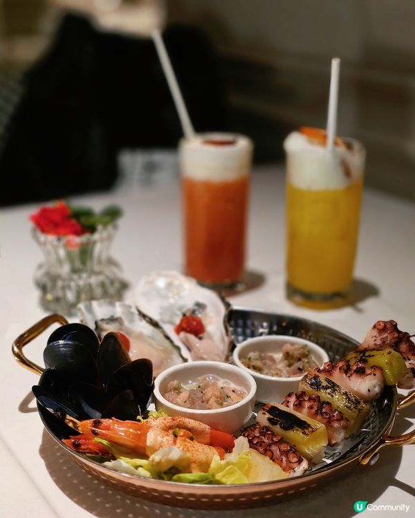 彩繪玻璃天花🤤💋驚艷 4-Course Dinner