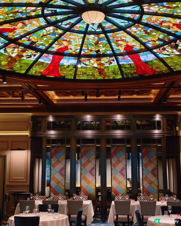 彩繪玻璃天花🤤💋驚艷 4-Course Dinner