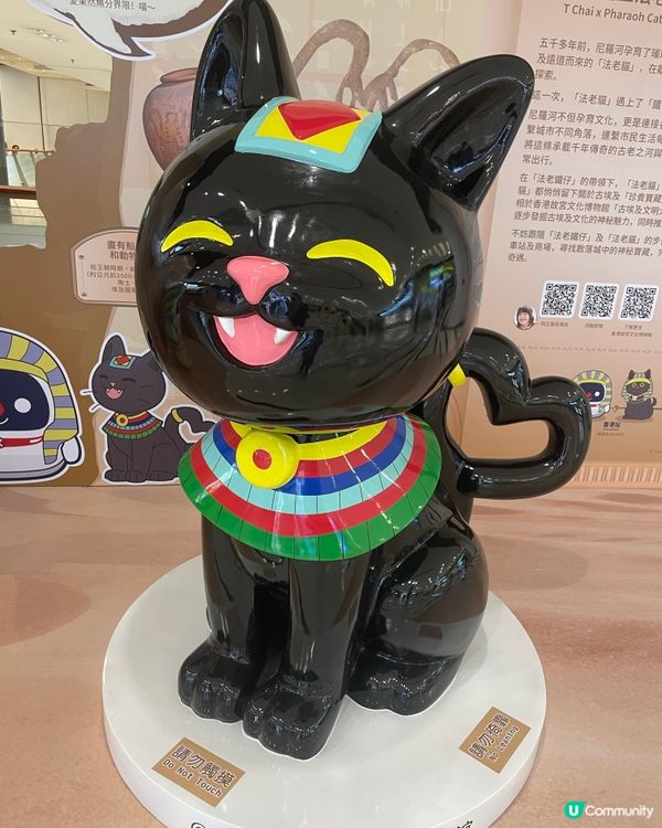 鐵仔遇上法老貓～好可愛
