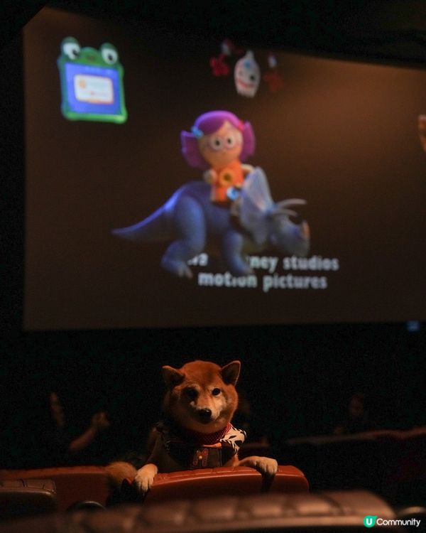 同狗狗一齊入戲院睇toy story💕