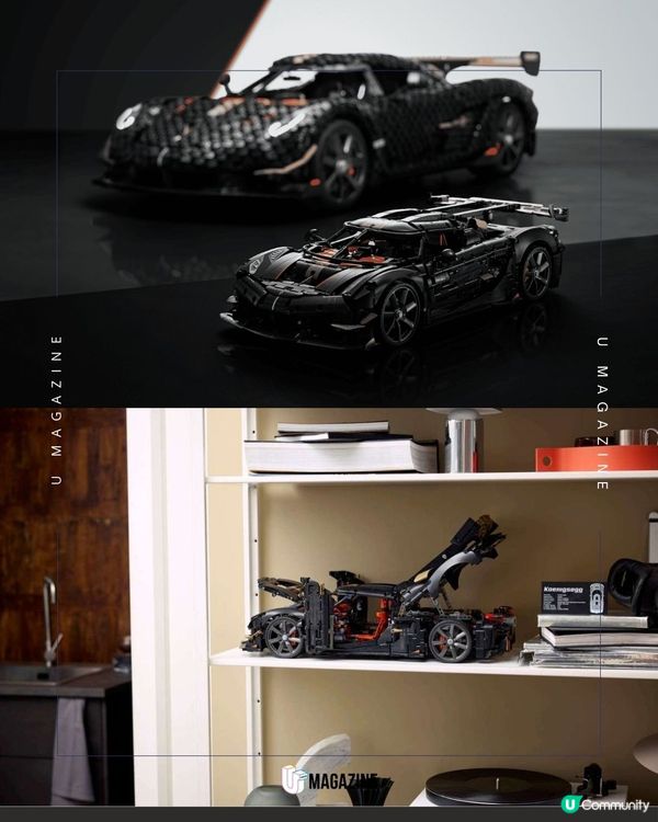 LEGO竟打造1:1積木版超級跑車 ！飆出111km/h 破紀錄！1:8模型同步登場                                                    
