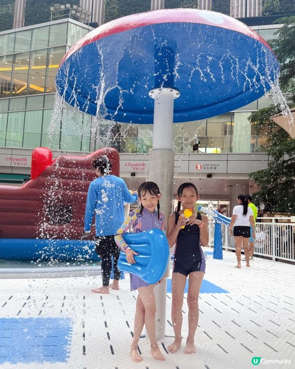 🔥商場都可以玩水?!今個夏天最強親子放電💦