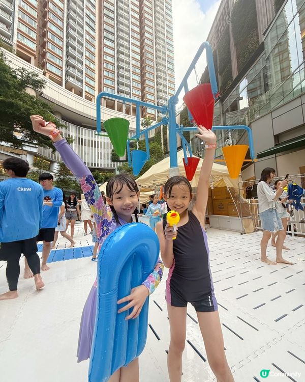 🔥商場都可以玩水?!今個夏天最強親子放電💦