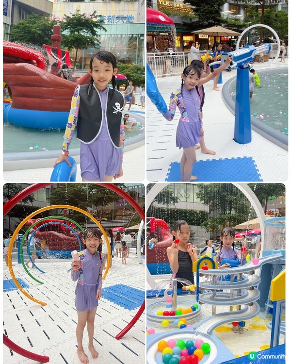 🔥商場都可以玩水?!今個夏天最強親子放電💦