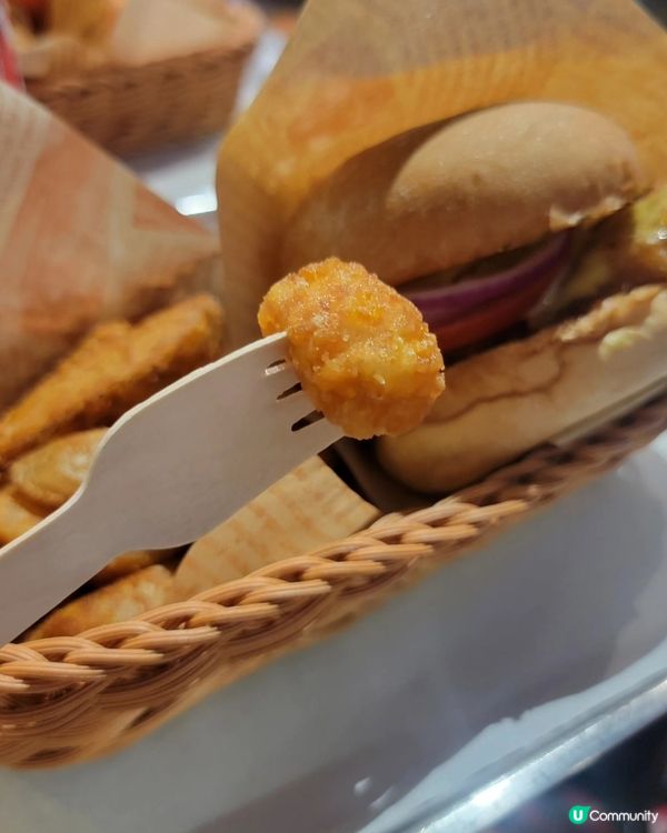 美式burger ❤️跟餐任飲可樂