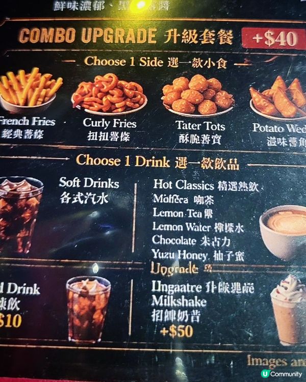 美式burger ❤️跟餐任飲可樂