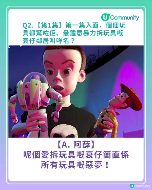 答案大公開！《反斗奇兵》常識問答挑戰賽你答啱幾多？