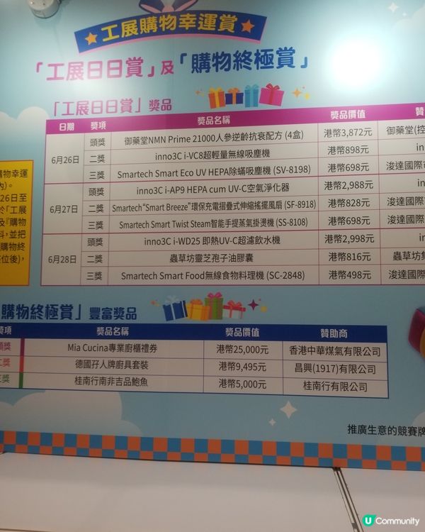 第六屆工展會購物節