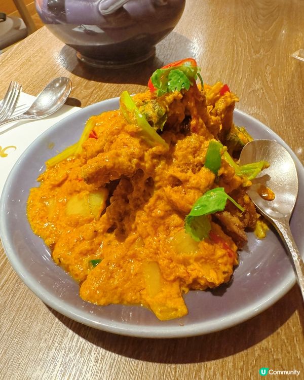 🦀黃咖喱軟殼蟹 😋 Michelin 推介🍚