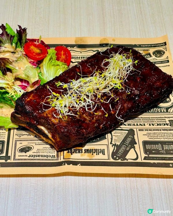 ☕ 元朗高質隱世Cafe ✨必試特色醬汁Pasta+爆汁豬肋...