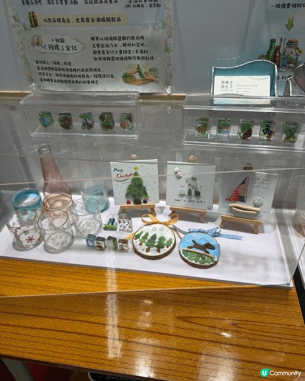 親子活動，用玻璃造燈，可以訓練耐性同設計。