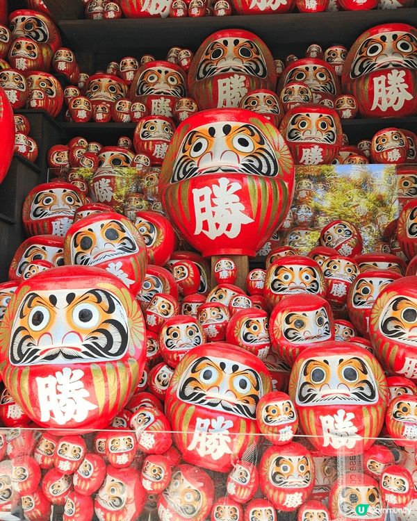 勝尾寺好值得去，入場會贈送明信片，有六個地方需要打卡！