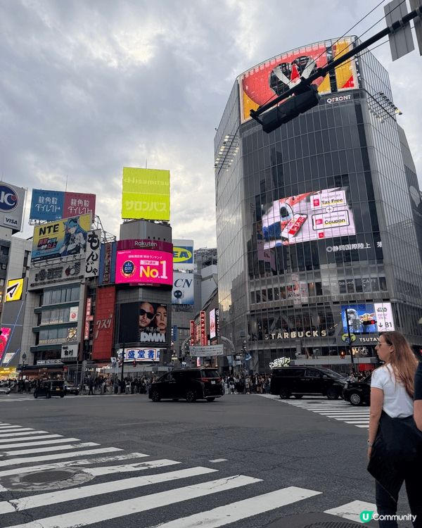 去咗東京出名十字路口同着咗和服超級好玩