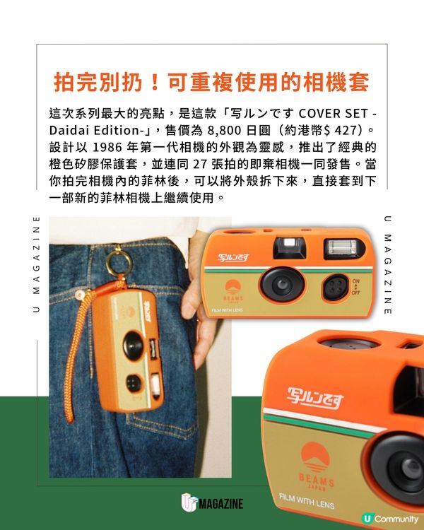 BEAMS JAPAN X FUJIFILM 聯乘系列登場！                                                     