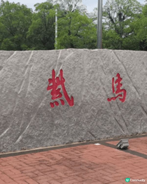 中山出名馬嶺公園，雖然當日天氣非常熱，但好好彩預到孔雀開屏