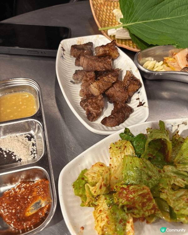 田蒲食肉簡直是肉食獸的天堂！外焦內嫩、肉汁滿滿的厚切牛肉塊配...